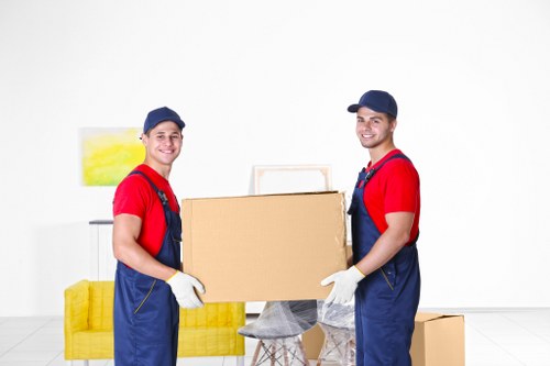 Waste and unwanted items being sorted for lawful disposal