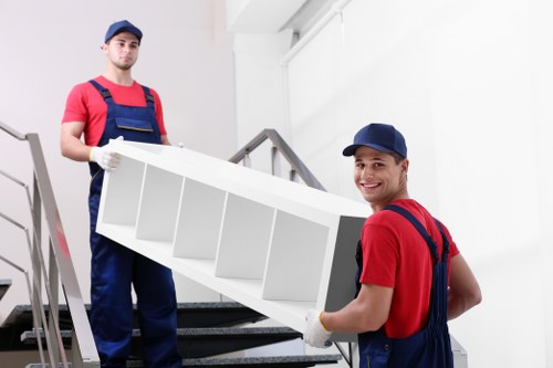Specialist team handling upright piano removals in Stepney