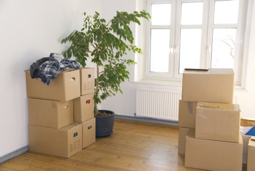 Professional furniture pick-up process in a Stepney property