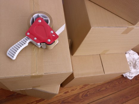 Local Stepney home move with labelled cartons
